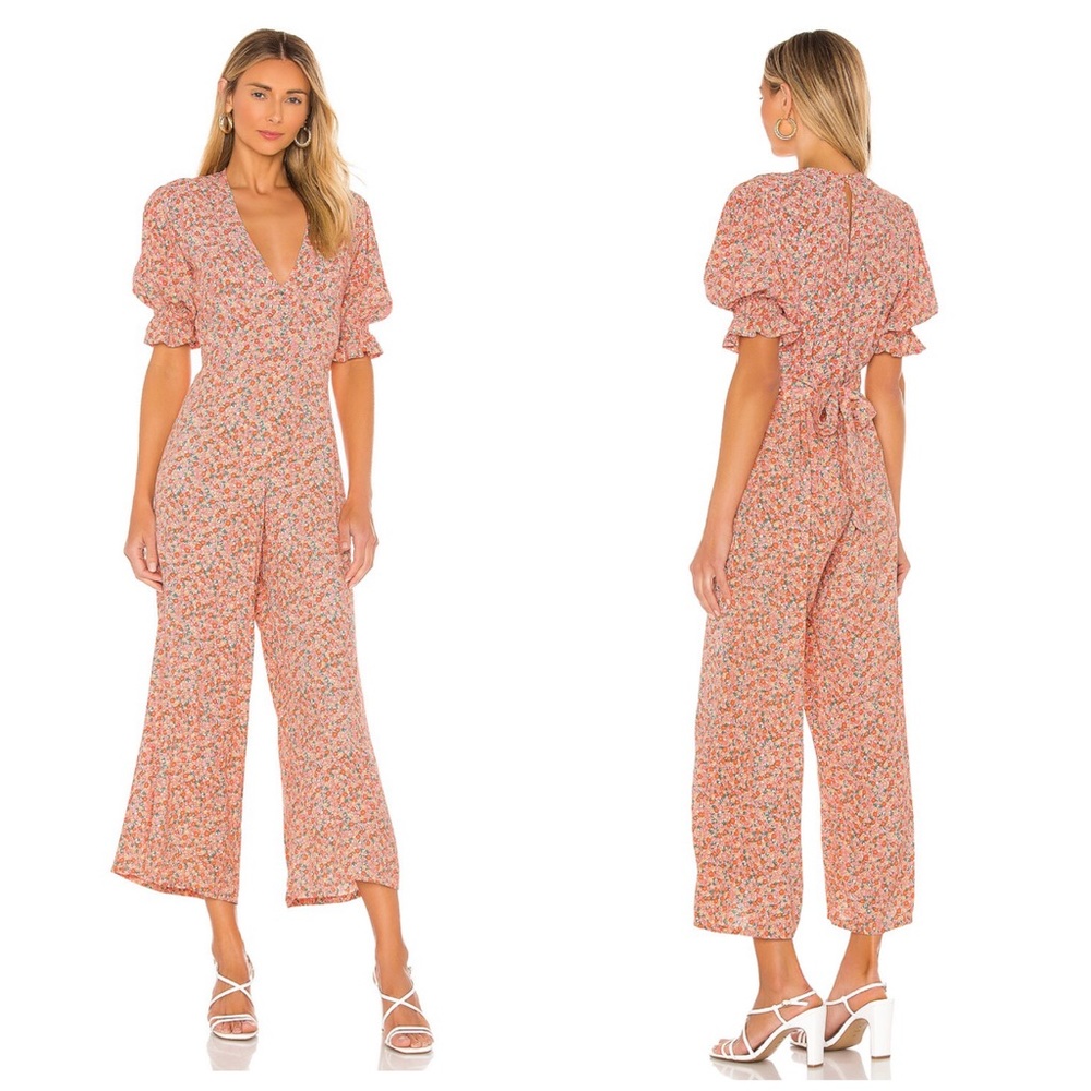 Faithfull the Brand Revolve Mathiola Floral Anika Jumpsuit Women’s 8